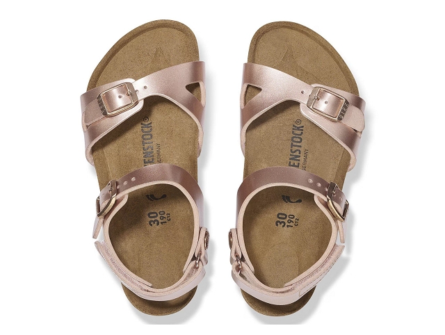 Birkenstock chaussures birkenstock rio electric metallic copper 9228201_2