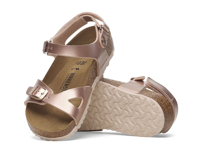 Birkenstock chaussures birkenstock rio electric metallic copper 9228201_4