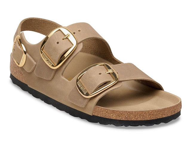 Birkenstock chaussures birkenstock milano big buckle tabacco brown 