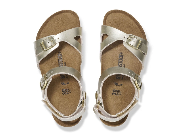 Birkenstock chaussures birkenstock kids rio electric metallic gold 9229301_2