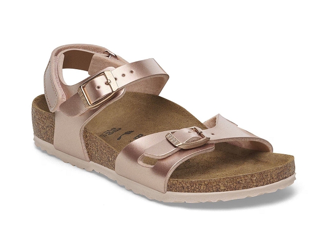 Birkenstock chaussures birkenstock kids rio electric metallic copper 