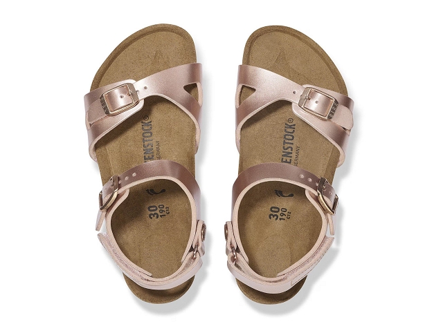 Birkenstock chaussures birkenstock kids rio electric metallic copper 9229401_2