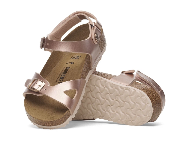 Birkenstock chaussures birkenstock kids rio electric metallic copper 9229401_4