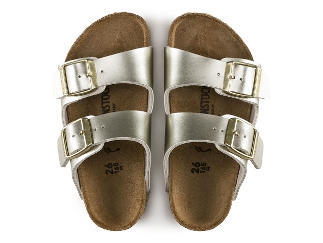 Birkenstock chaussures birkenstock kids arizona electric metallic gold 9229601_2