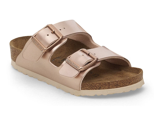 Birkenstock chaussures birkenstock kids arizona electric metallic copper 