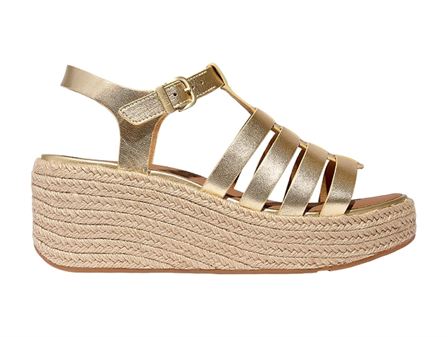 Fitflop chaussures fitflop espadrille leather platino 