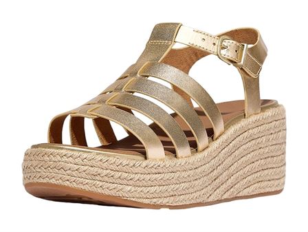 Fitflop chaussures fitflop espadrille leather platino 9231701_2