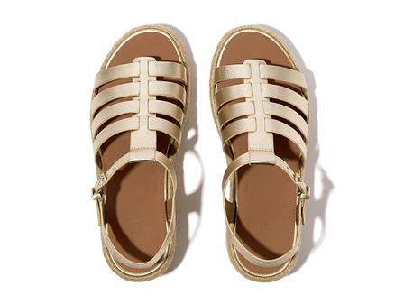 Fitflop chaussures fitflop espadrille leather platino 9231701_3