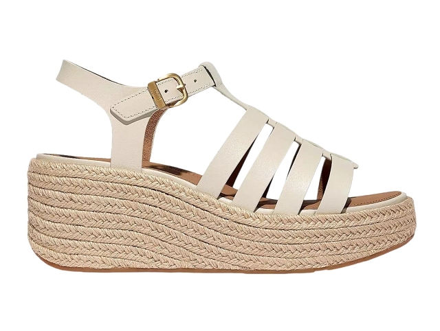 Fitflop chaussures fitflop espadrille leather paris beige 