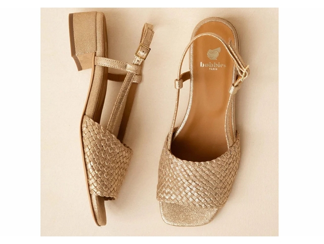 Bobbies chaussures bobbies vanda champagne irise 9232201_2