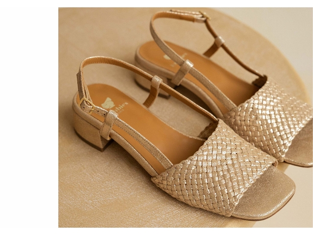 Bobbies chaussures bobbies vanda champagne irise 9232201_3