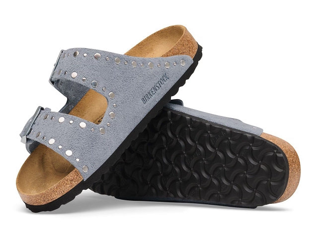 Birkenstock chaussures birkeznstock arizona rivet stone blue 9234201_4