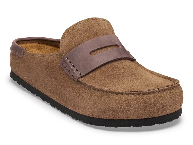 Birkenstock chaussures birkenstock naples wrapped double dark tea 