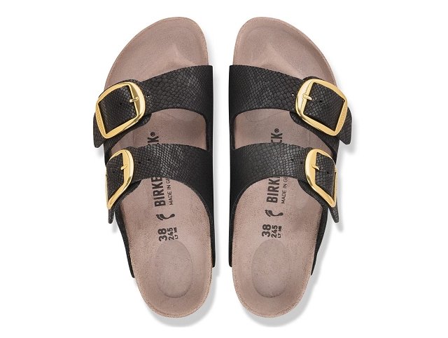 Birkenstock chaussures birkenstock arizona big buckle python black 9234801_2