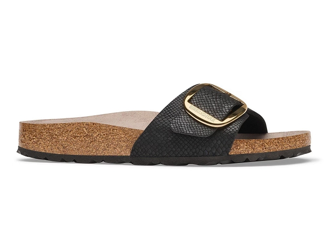 Birkenstock chaussures birkenstock madrid big buckle python black 9234901_3