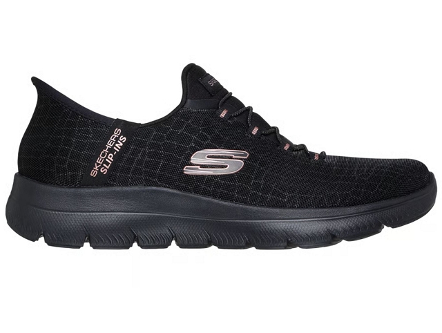 Skechers chaussures skechers summits classy night blackgold 