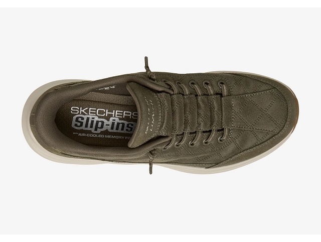 Skechers chaussures skechers contour slip ins cordeluxe olive 9237401_2