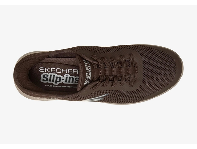 Skechers chaussures skechers go walk flex dark taupe 9237901_2
