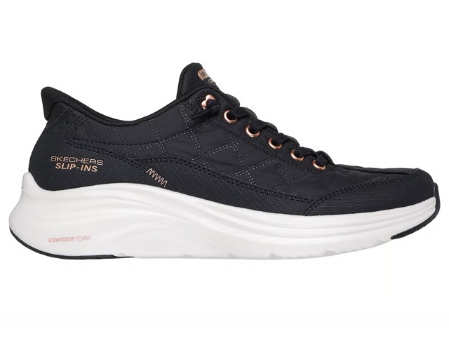 Skechers chaussures skechers contour foam black rose gold 