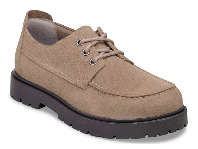 Birkenstock chaussures birkenstock highwood moc lace low grey taupe 