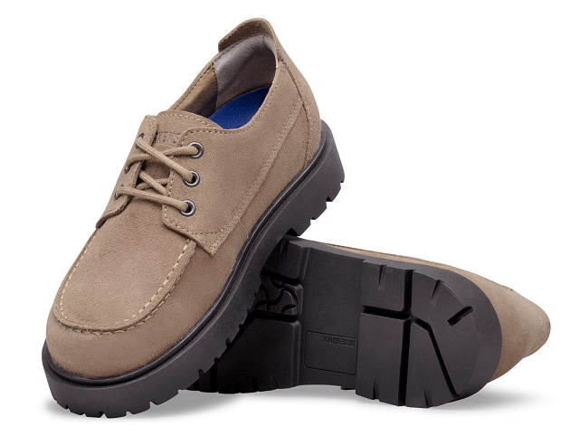 Birkenstock chaussures birkenstock highwood moc lace low grey taupe 9240801_4