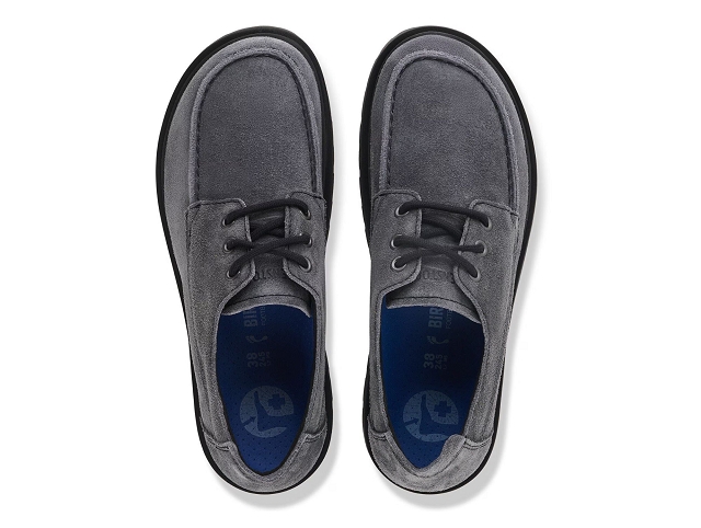 Birkenstock chaussures birkenstock highwood moc lace low charcoal 9240901_2