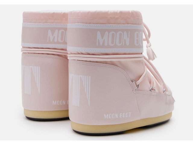 Moon boot chaussures moon boot icon low rose cendre nylon 9245701_2