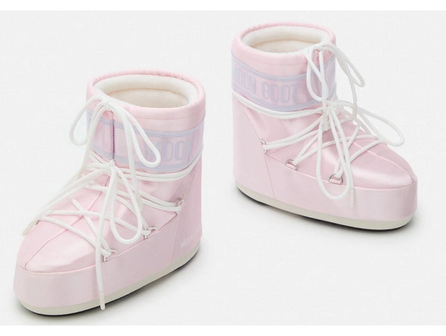 Moon boot chaussures moon boot icon low rose nacre 9245801_3