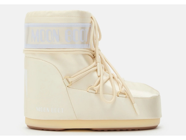 Moon boot chaussures moon boot icon low ivoire nacre 