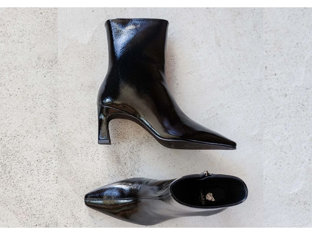 Bobbies chaussures bobbies emilie noir vinyl 