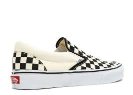 Nice Shoes Vans vans classic slip on black white checkerboarder white noir