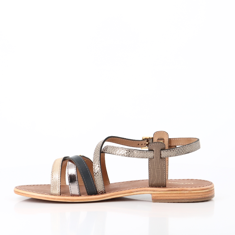 Nice Shoes Les tropeziennes les tropeziennes hapax taupe serpent cuivre