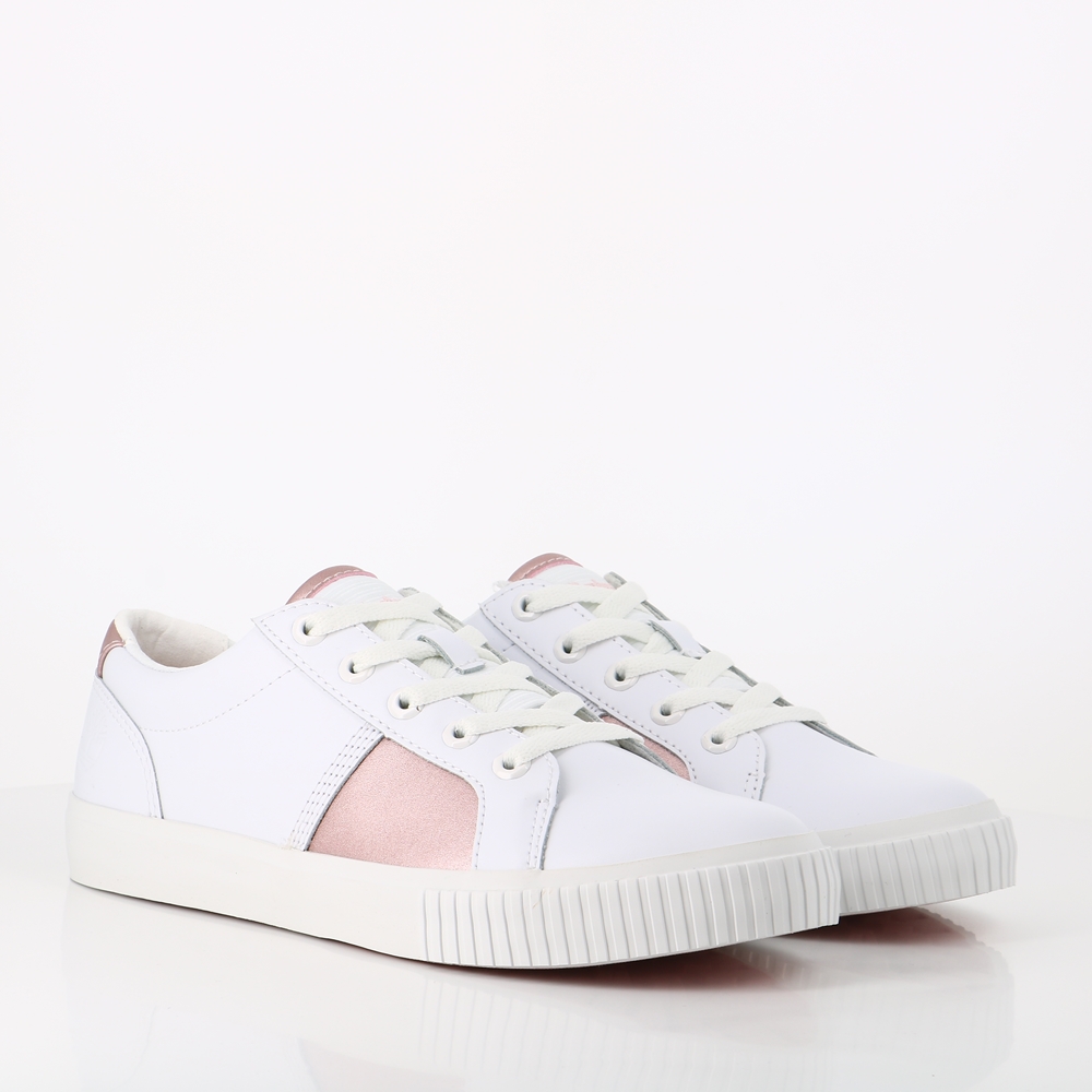 Nice Shoes Timberland timberland tennis skyla bay blanc rose