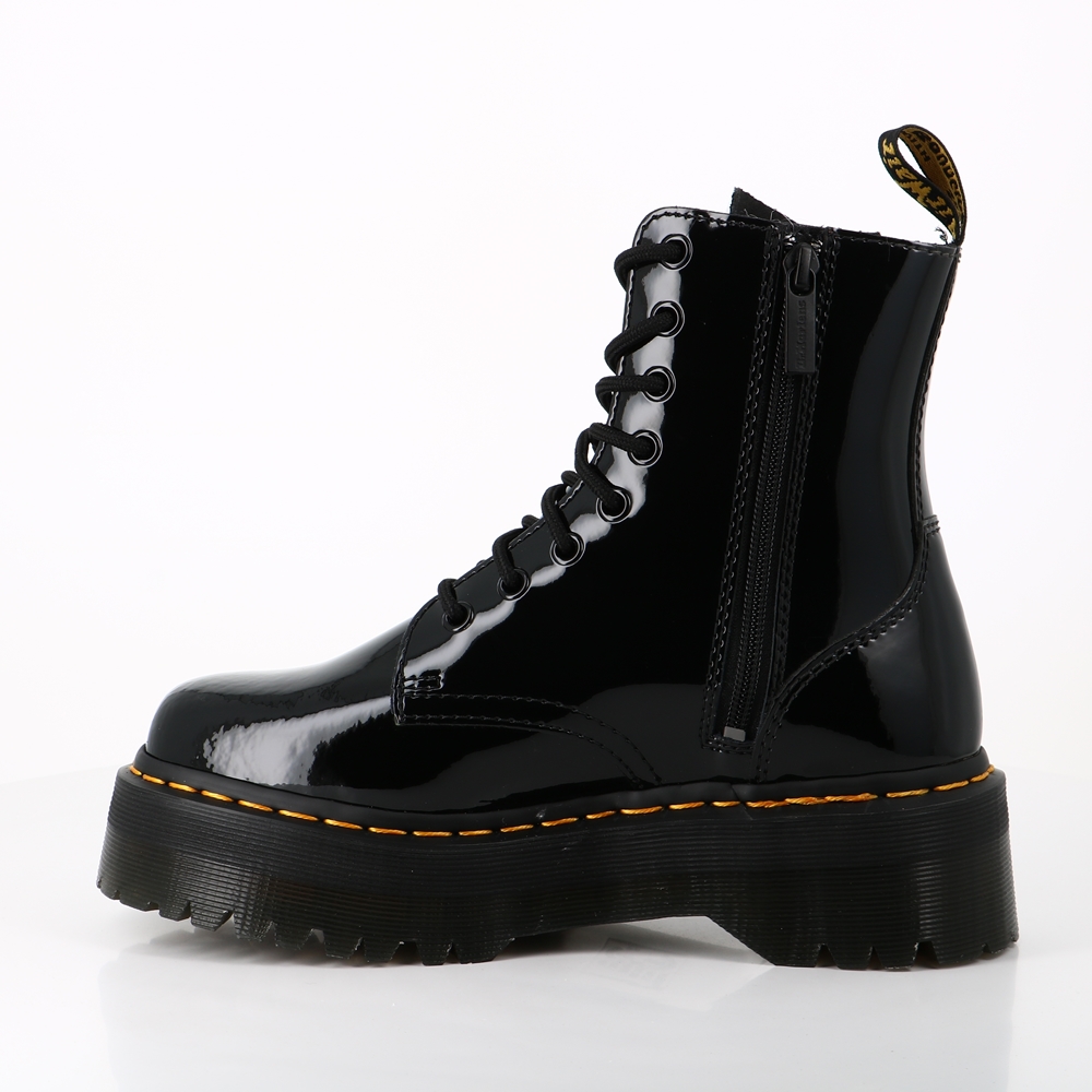 Nice Shoes Dr martens dr martens boots plateformes jadon en cuir verni lamper black noir