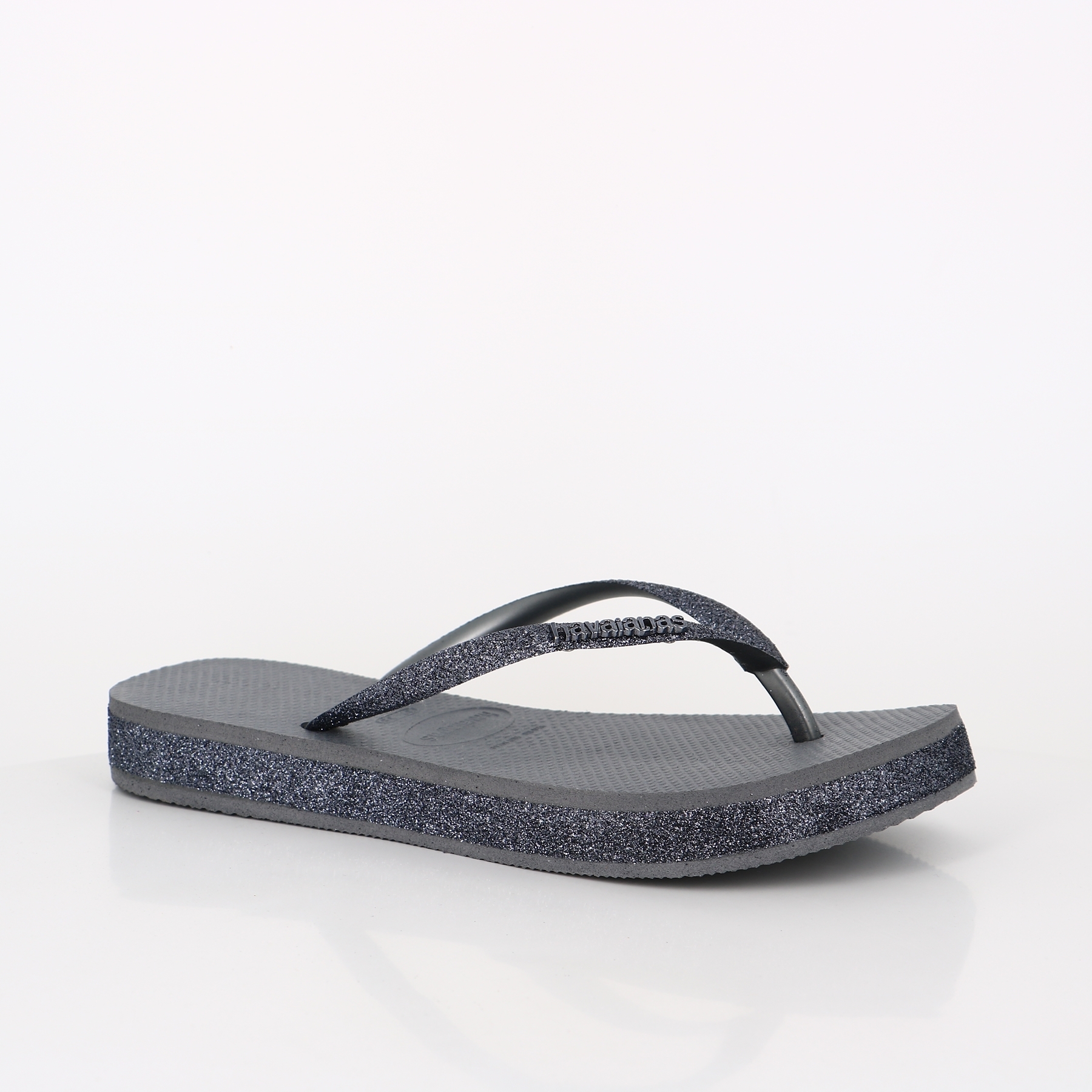 Nice Shoes Havaianas havaianas slim flatform sparkle steelgrey gris