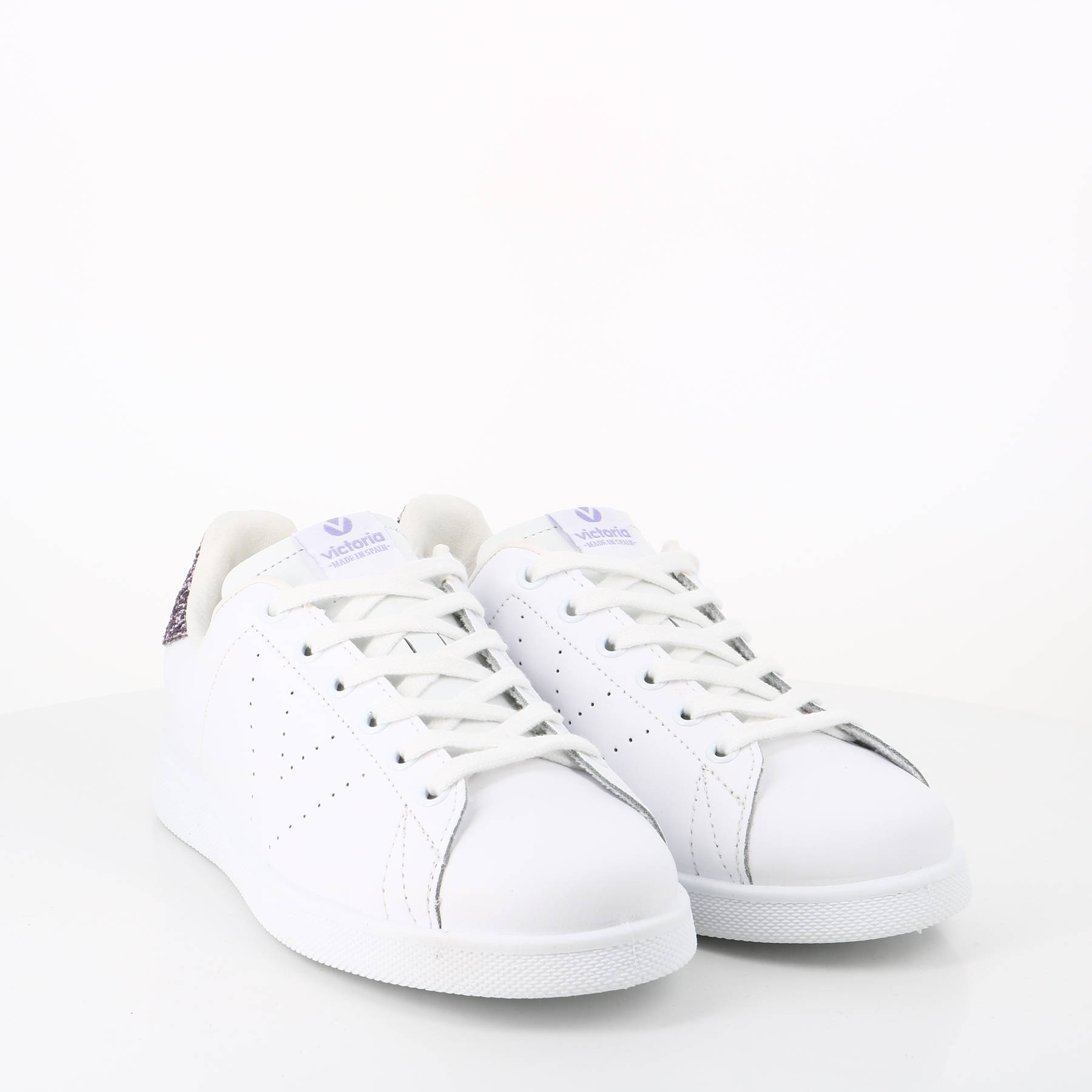 Chaussures Victoria blanc fille - 125129 Cuir BLANC - CM0518